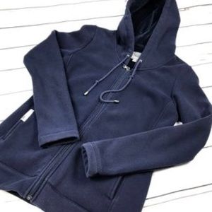 Ugg full Fur Lined Zip Jacket- Navy